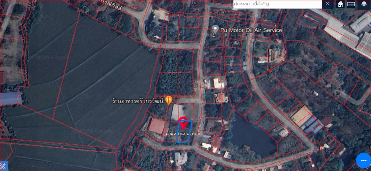 For SaleLandChiang Mai : Land in Hang Dong, Baan Thawai, Chiang Mai, has 4 plots to choose from, ready to build a house or pool villa, natural view.