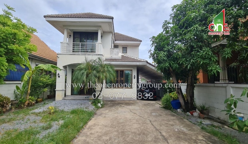 For SaleHouseNonthaburi, Bang Yai, Bangbuathong : 2-story detached house, Eksirin Village, Bang Bua Thong, 345-Ratchapruek Road, Lam Pho Subdistrict, Bang Bua Thong District, Nonthaburi.