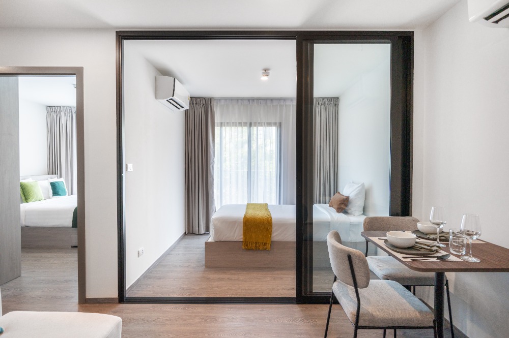 For RentCondoRayong : ⭐Condo for rent, Brixton Rayong, Brixton Rayong, very new condo, Gangster Suite, 2 bedroom, 1 bathroom, 35 sq m.