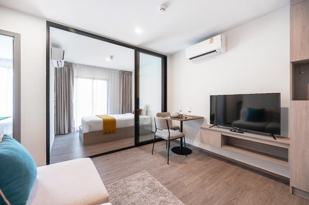 For RentCondoRayong : ⭐Condo for rent, Brixton Rayong, Brixton Rayong, very new condo, Gangster Suite, 2 bedroom, 1 bathroom, 35 sq m.