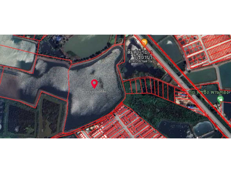 For SaleLandPattaya, Bangsaen, Chonburi : Empty land for sale, area 5 rai, Phan Thong Subdistrict, Phan Thong District, Chonburi Province.