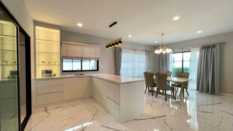For RentHouseLadkrabang, Suwannaphum Airport : K-5767 For rent/sale! Setthasiri Bangna Suvarnabhumi, beautiful house, ready to move in.