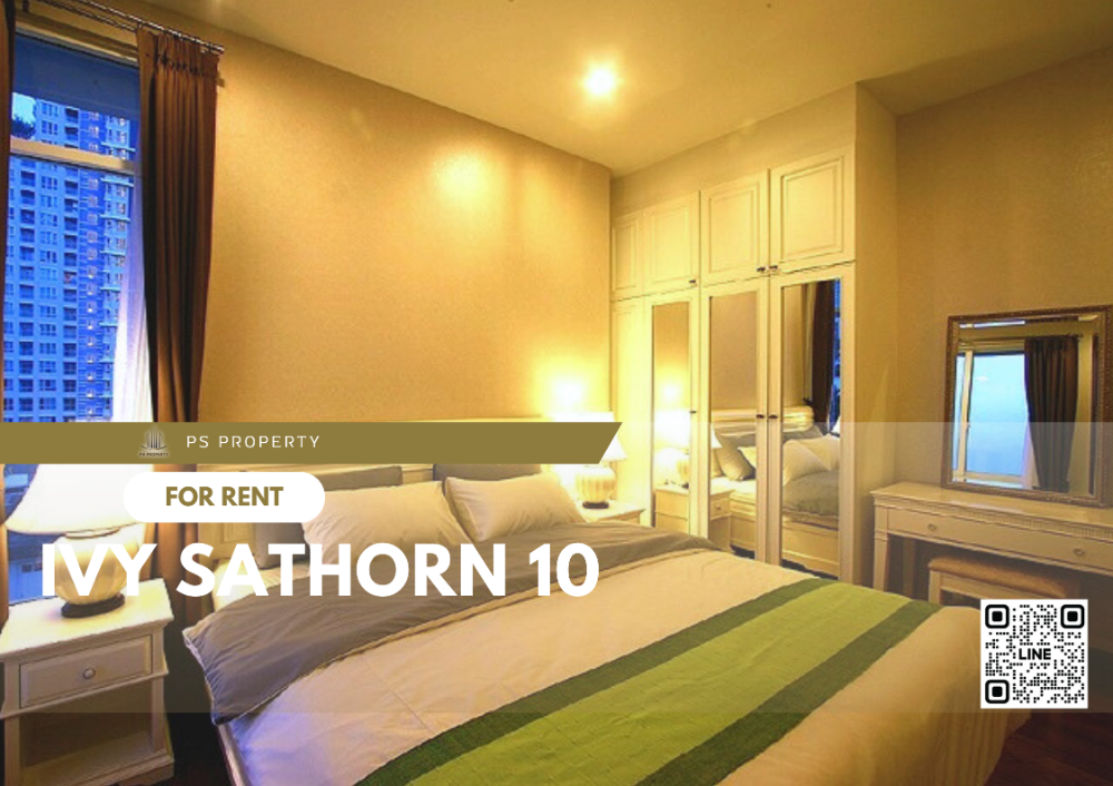 ให้เช่าคอนโดสาทร นราธิวาส : ให้เช่า 🌟 Ivy Sathorn 10 🌟 2 ห้องนอน เฟอร์นิเจอร์ และ เครื่องใช้ไฟฟ้าครบ ใกล้ BTS เซนต์หลุยส์