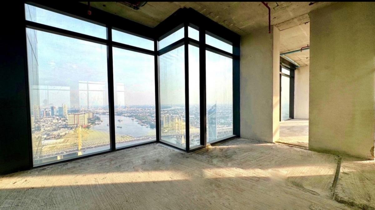 For SaleCondoRama3 (Riverside),Satupadit : 📢👇Petfriendly huge size duplex PENTHOUSE  at one of luxury place by the river spacious river view, long big balcony, quiet and peaceful place near Sathorn, Shrewsbury international school, Terminal 21 Rama 3, Homepro, Central Rama 3, ***Bareshell.Picture