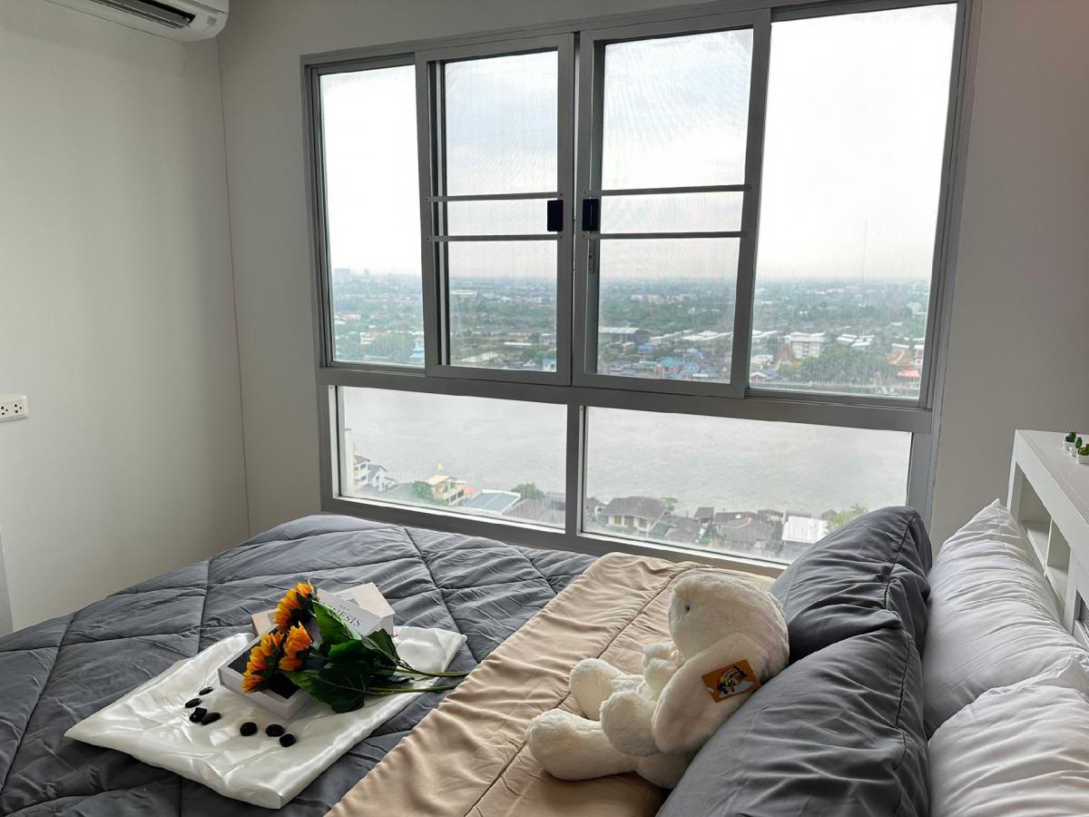 ขายคอนโดรัตนาธิเบศร์ สนามบินน้ำ พระนั่งเกล้า : ห้องนี้ขาย❗เจ้าของขายเอง คอนโด วิวแม่น้ำเจ้าพระยา ชั้นสูง วิวสวยมากกก เพียง 𝟏.6𝟗 ล้านบาท ได้บรรยากาศชิลๆ เหมือนพักรีสอร์ทนนทบุรี ใกล้สะพานพระราม 𝟱