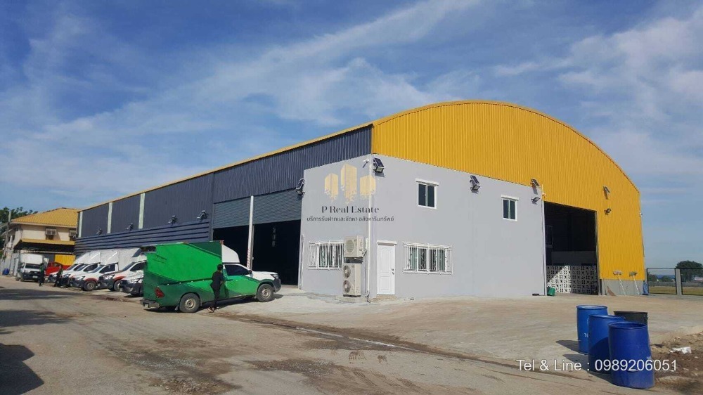 For RentWarehouseChaengwatana, Muangthong : Warehouse/office for rent Bang Bua Thong-Bang Pa-in Road, Khlong Khoi Subdistrict, Pak Kret District, Nonthaburi, area 1,670 sq m.