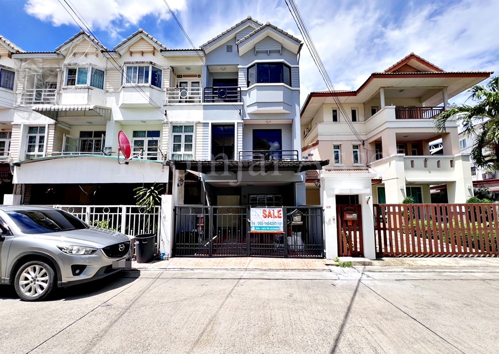 For SaleTownhomeNonthaburi, Bang Yai, Bangbuathong : Townhome, Visionville Village 4, Ngamwongwan – Samakkhi, in the heart of Nonthaburi (corner house, selling cheap)