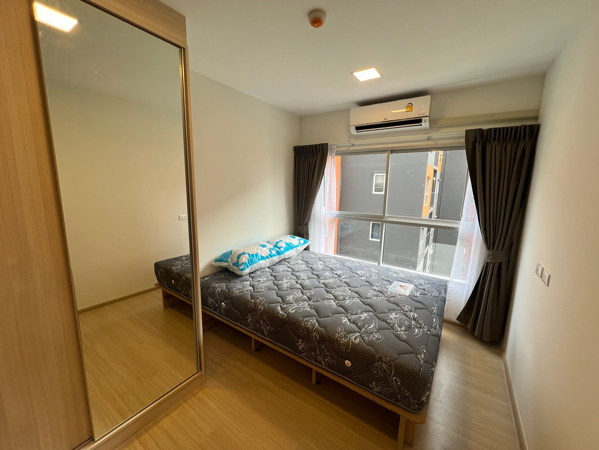 For RentCondoPathum Thani,Rangsit, Thammasat : 🔥Pun #Plum Condo Rangsit Fresh, bedroom partition, fully decorated, near Bangkok University.