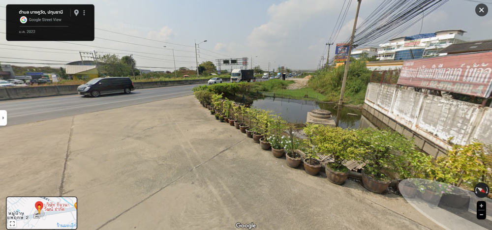 For SaleLandPathum Thani,Rangsit, Thammasat : 🏢 Land for Sale: Prime Location on Highway 345 with Warehouse and Office Building 🏢