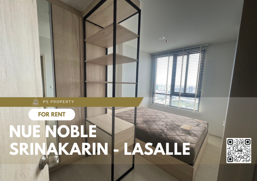 For RentCondoPattanakan, Srinakarin : For rent ✨ Nue Noble Srinakarin - Lasalle ✨ complete furniture and electrical appliances, near MRT Sri Lasalle.