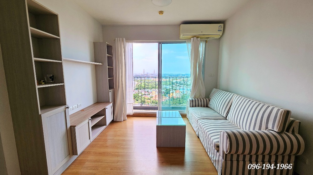 ให้เช่าคอนโดราษฎร์บูรณะ สุขสวัสดิ์ : ห้องมุม วิวแม่น้ำสวยสับ! พร้อมอ่างอาบน้ำ และส่วนกลางอลังการ 3 ไร่ 🏊‍♂️