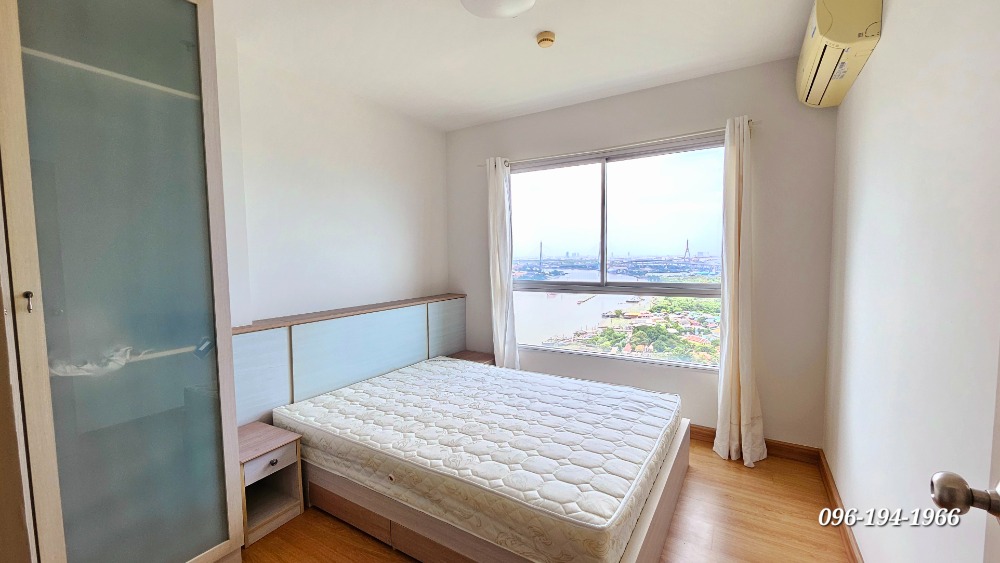 ให้เช่าคอนโดราษฎร์บูรณะ สุขสวัสดิ์ : ห้องมุม วิวแม่น้ำสวยสับ! พร้อมอ่างอาบน้ำ และส่วนกลางอลังการ 3 ไร่ 🏊‍♂️