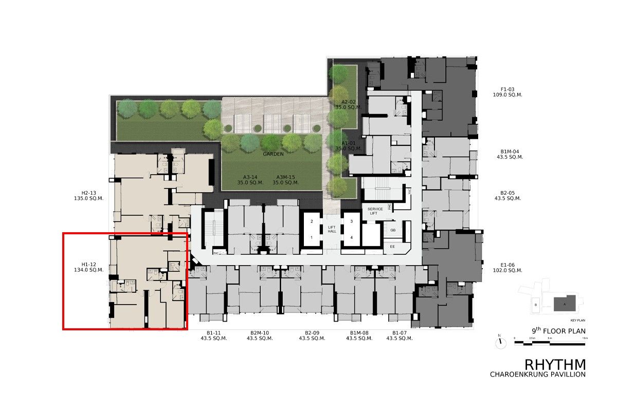 ขายคอนโดสาทร นราธิวาส : 3bed Last Unit  ❗❗  134 ตร.ม   : Rhythm Charoenkhung Pavillion : Aum 065-512-1395
