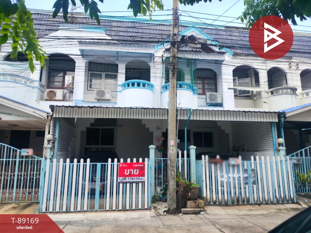 ขายทาวน์โฮมสมุทรปราการ สำโรง : ขายทาวน์เฮ้าส์ หมู่บ้านเทพนครทาวน์ เทพารักษ์ กม.4 (ศรีสมิตร) สมุทรปราการ พร้อมอยู่