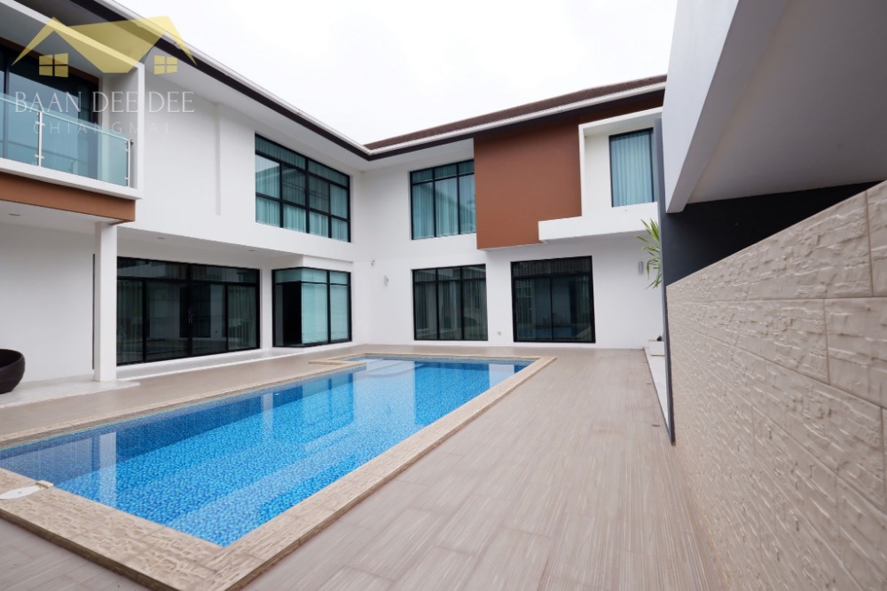 For RentHouseChiang Mai : Luxury house with private pool for rent near by 10 min to Maejo University, No.11H146