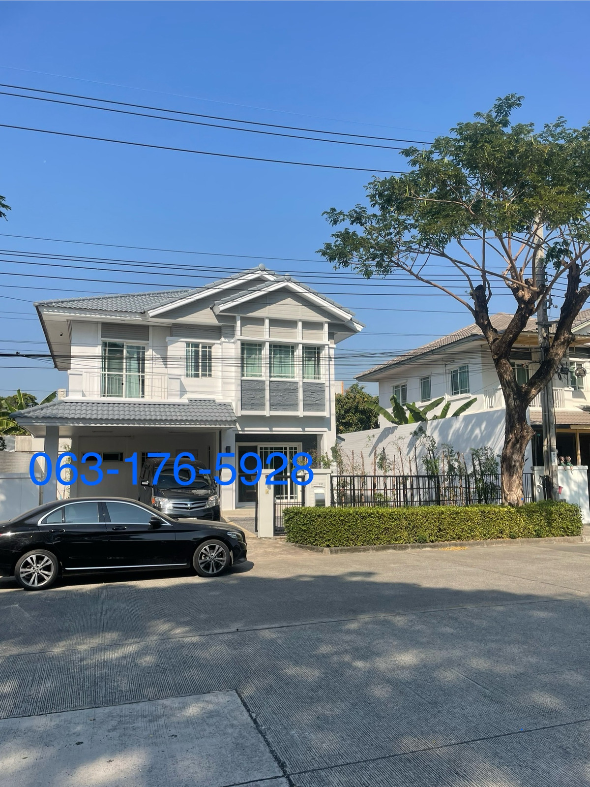 For RentHouseNawamin, Ramindra : For rent, detached house, opposite a large garden, Manthana Ramintra-Wongwaen (Manthana Ramintra-Wongwaen) Type Citrine, land size 64 sq m.