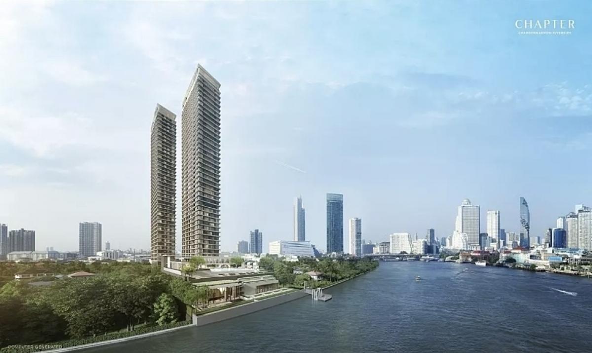 For SaleCondoWongwianyai, Charoennakor : ✨For Sale ✨Chapter Charoen Nakhon 3 Bedrooms 151Sqm River Front (New Room)​🏢