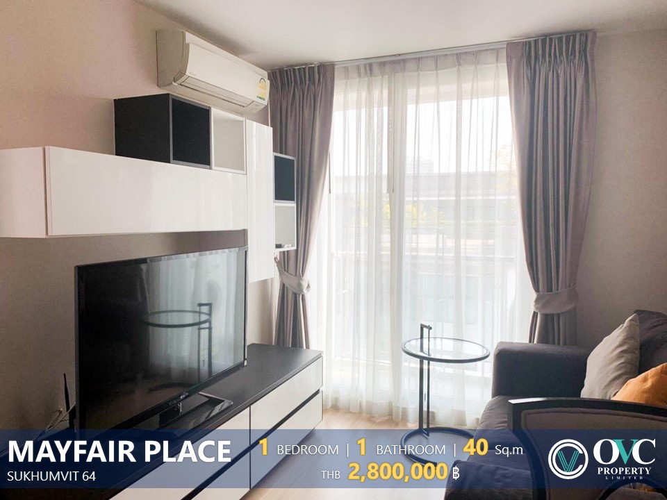 For SaleCondoOnnut, Udomsuk : For Sale! @Mayfair Place Sukhumvit 64 (BTS Punnawithi)