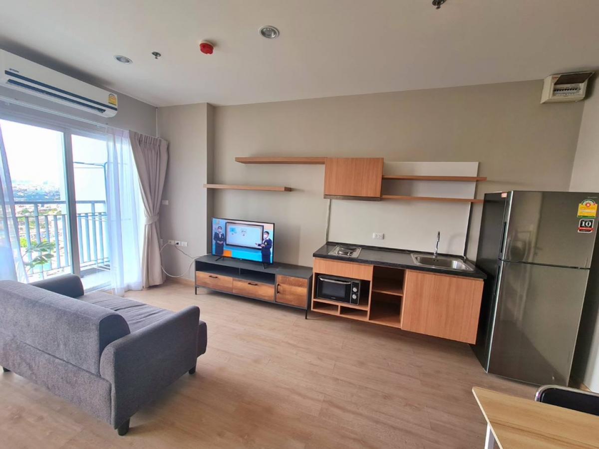 For RentCondoThaphra, Talat Phlu, Wutthakat : ❤️❤️For rent Tempo Wutthakat, 30th floor, available on 5 Feb 68. Interested, contact Line Tel. 0859114585 ❤️❤️Size -31 sq m., 1 bedroom, 1 bathroom, 6-foot bed, complete with all electrical appliances. Including parking 13,000/month. Price without parking
