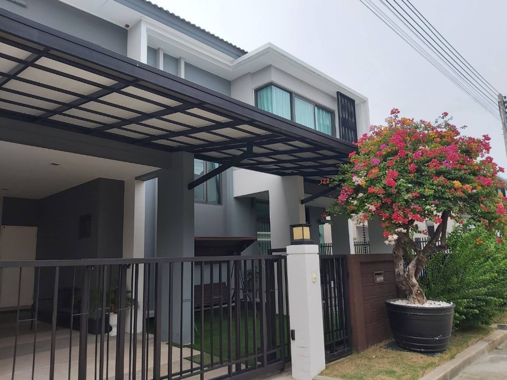 For SaleHouseRama 2, Bang Khun Thian : sell!!! Single house, The Grand Rama 2, luxury, modern style, convenient travel, quiet, new house, clean.