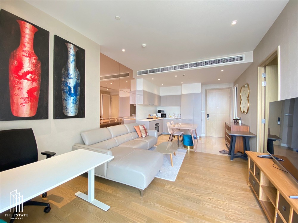 ให้เช่าคอนโดวงเวียนใหญ่ เจริญนคร : For Rent Magnolias Waterfront Residences Layout มีเพียง 1 ห้องต่อชั่นเท่านั้น ได้วิวแม่น้ำ และวิวเมืองตึกมหานคร 65.99 sq.m. 1 bedroom @65,000 Baht