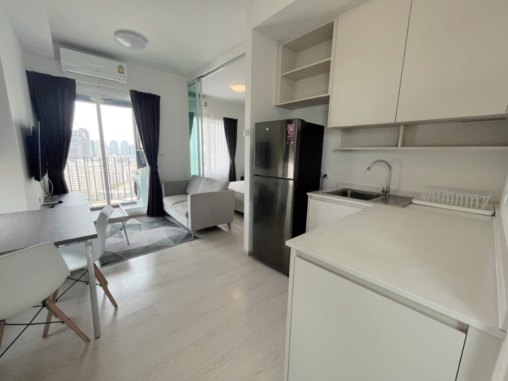 ให้เช่าคอนโดรัชดา ห้วยขวาง : RENT !! Condo Chapter One Eco Ratchada – Huaikwang, MRT Huaikwang, 1 Bed, Tower D, Floor 19, 31sq.m., 13,000 Baht