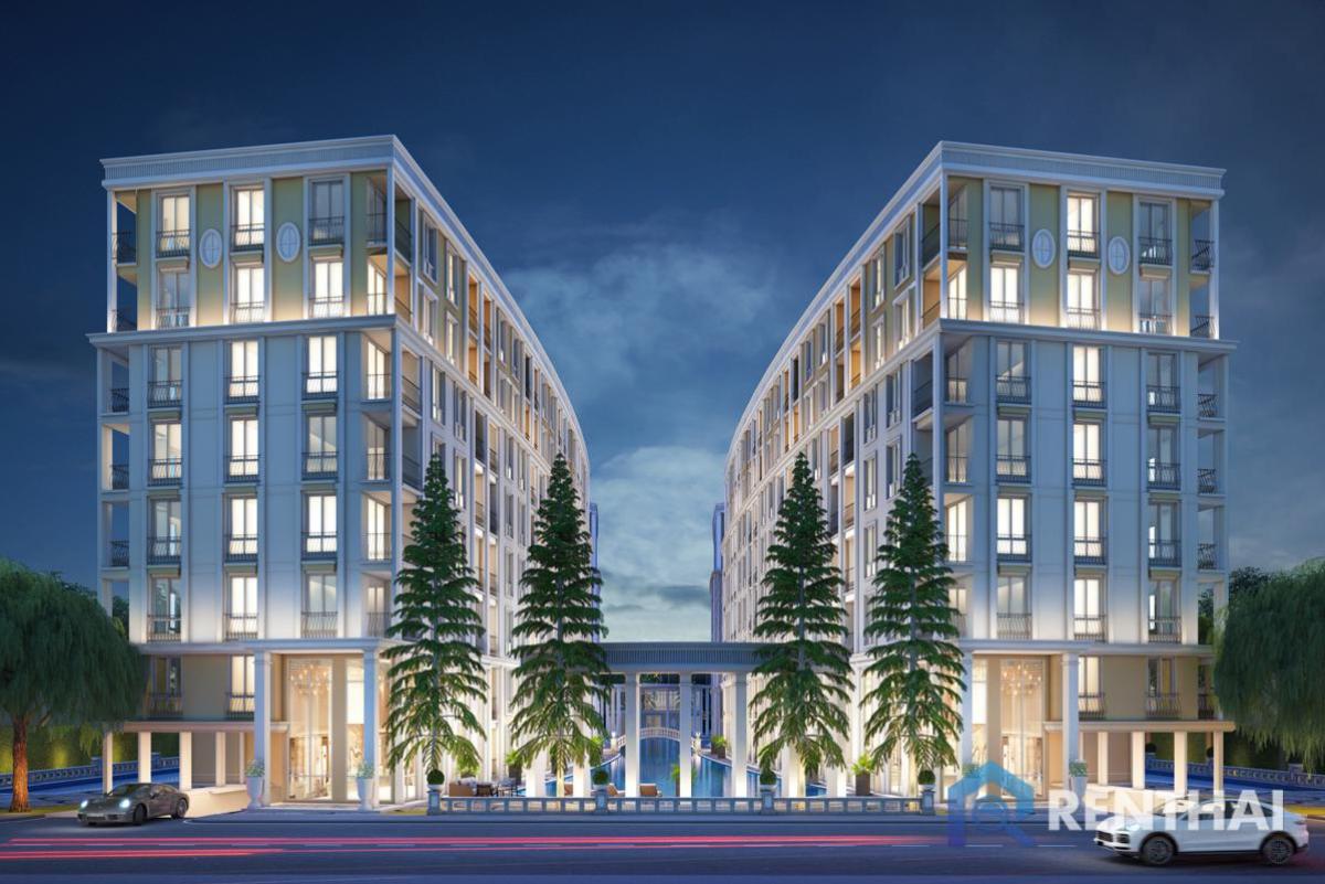 ขายคอนโดพัทยา บางแสน ชลบุรี สัตหีบ : สำหรับ ขาย คอนโด 1 ห้องนอน ที่ Harmonia City Garden