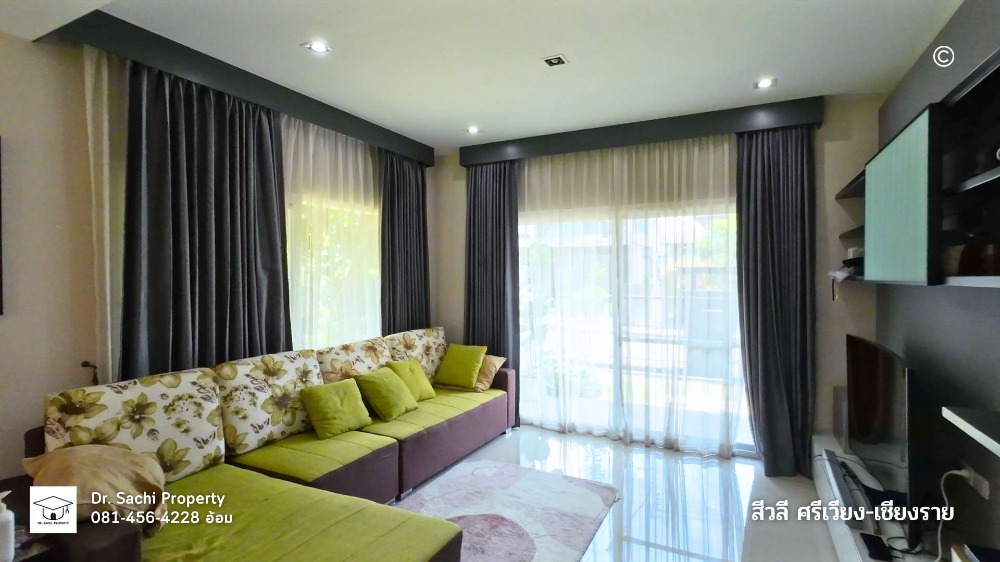 ขายบ้านเชียงราย : ขายบ้านเดี่ยว ม.สีวลี เชียงราย ใกล้ HomePro ตกแต่งสวยพร้อมอยู่