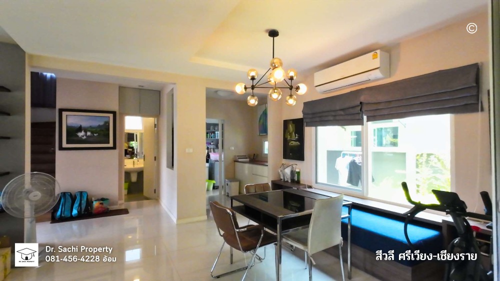 ขายบ้านเชียงราย : ขายบ้านเดี่ยว ม.สีวลี เชียงราย ใกล้ HomePro ตกแต่งสวยพร้อมอยู่