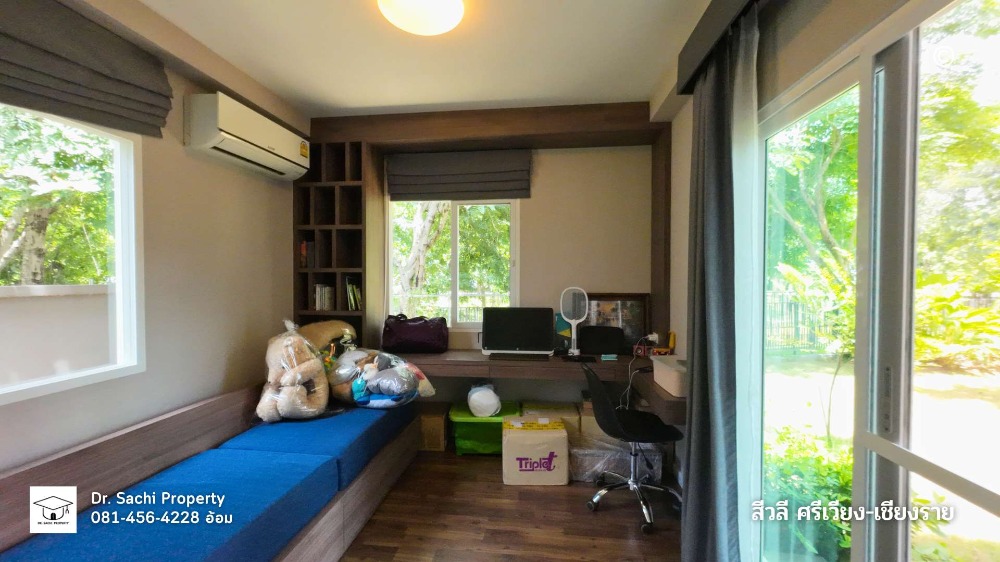 ขายบ้านเชียงราย : ขายบ้านเดี่ยว ม.สีวลี เชียงราย ใกล้ HomePro ตกแต่งสวยพร้อมอยู่