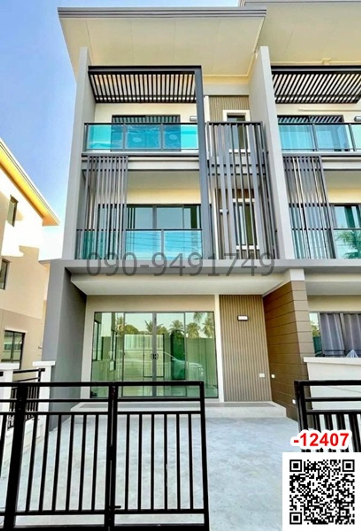 For RentTownhomeNonthaburi, Bang Yai, Bangbuathong : For rent: 3-storey townhouse, Town Avenue Merge Ratchaphruek