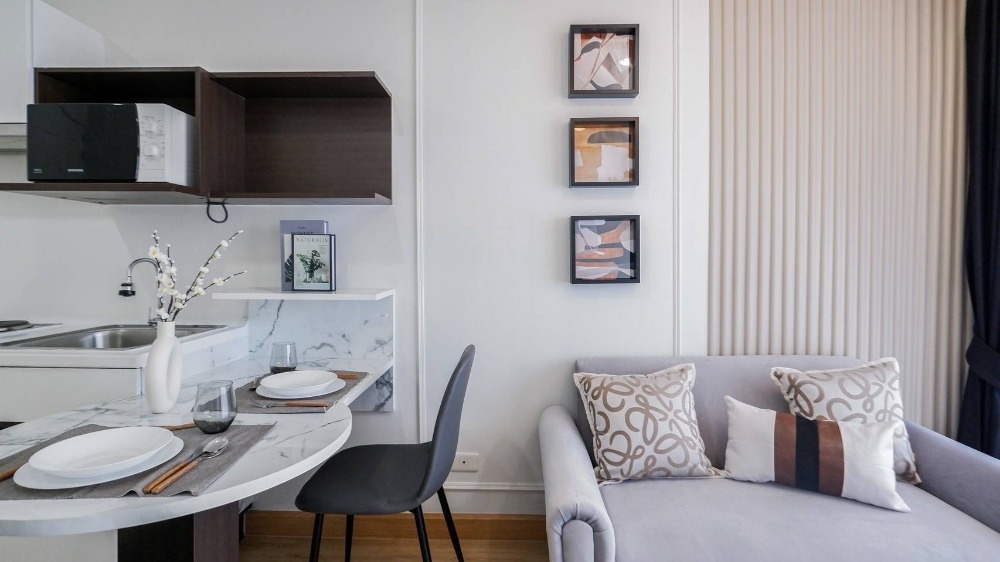 ขายคอนโดเกษตร นวมินทร์ ลาดปลาเค้า : 🔖 ห้องสวย 1 Bed บ้านนวธารา เกษตร-นวมินทร์ ชั้น 5 เฟอร์ครบ พร้อมอยู่ กู้ได้เต็ม 📢📢