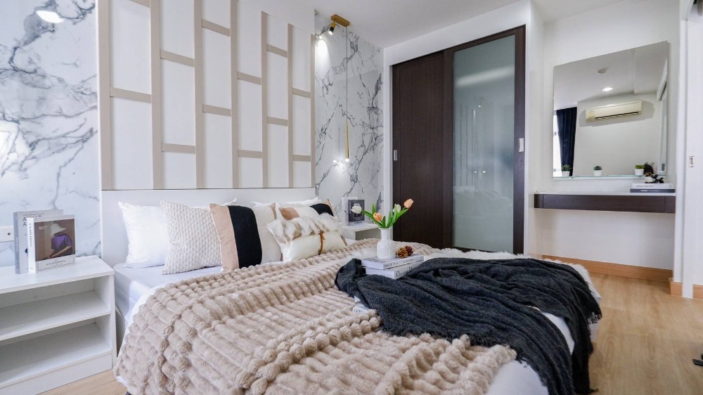 ขายคอนโดเกษตร นวมินทร์ ลาดปลาเค้า : 🔖 ห้องสวย 1 Bed บ้านนวธารา เกษตร-นวมินทร์ ชั้น 5 เฟอร์ครบ พร้อมอยู่ กู้ได้เต็ม 📢📢