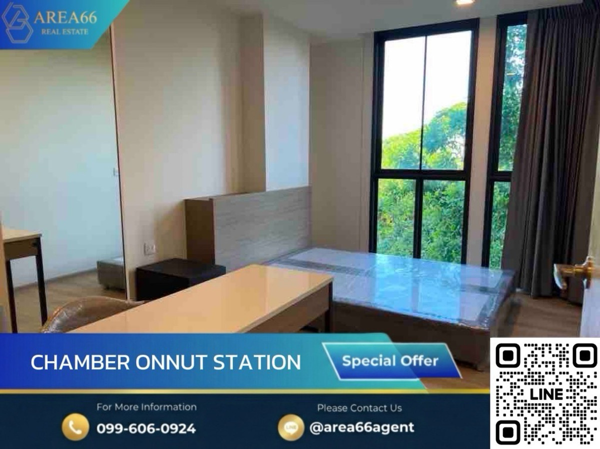For SaleCondoOnnut, Udomsuk : 🔥For sale!! Chambers On Nut Station Condo