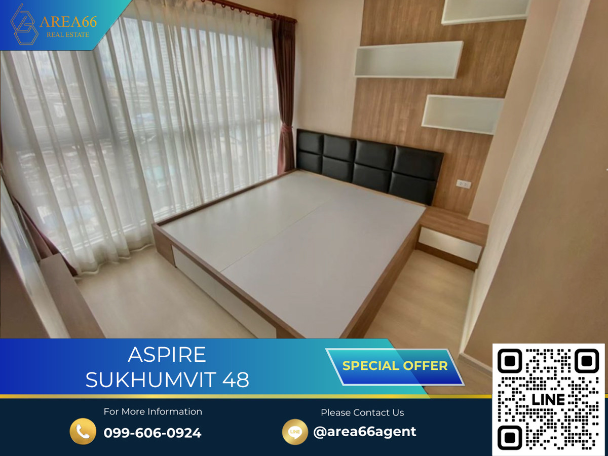 For SaleCondoOnnut, Udomsuk : 🔥 For sale!! Condo Aspire Sukhumvit 48