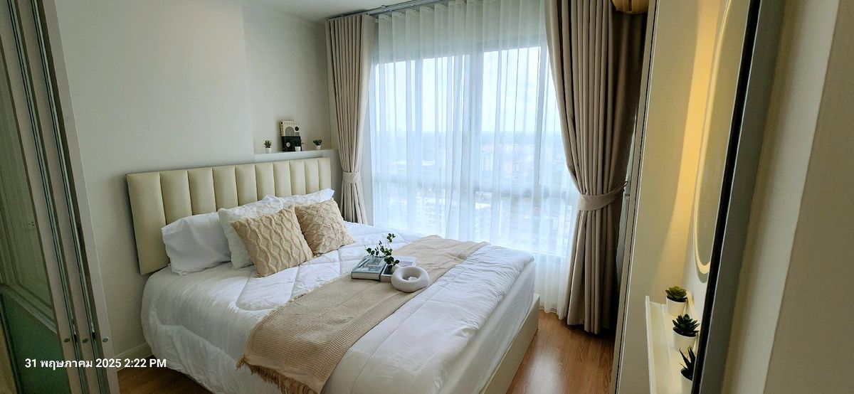 For SaleCondoChaengwatana, Muangthong : ‼️ Urgent sale, Lumpini Ville Chaengwattana, Pak Kret, 1 bedroom, pool view, completely renovated. (Owner sells it himself)