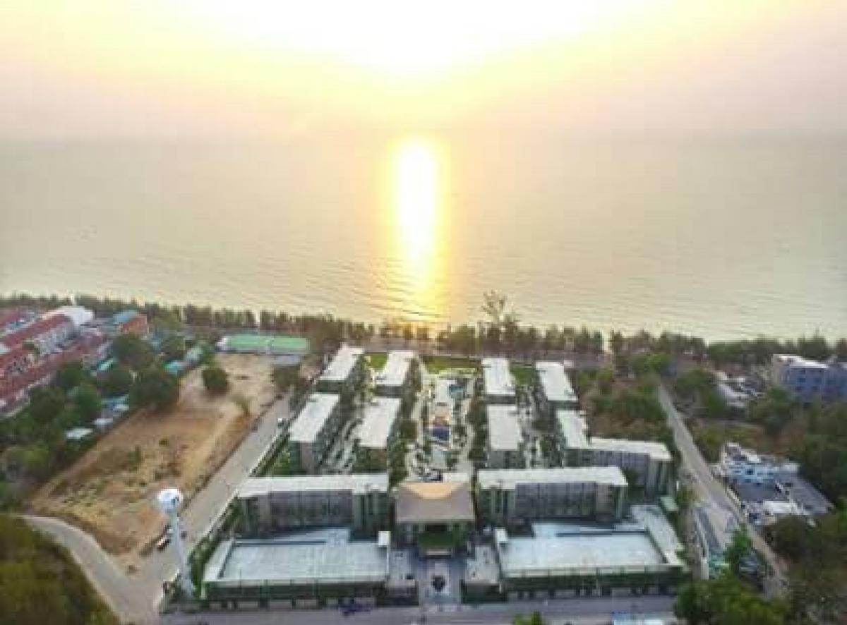 For SaleCondoCha-am Phetchaburi : **For Sale: Beachfront 2-Bedroom Condominium with Full Sea View**