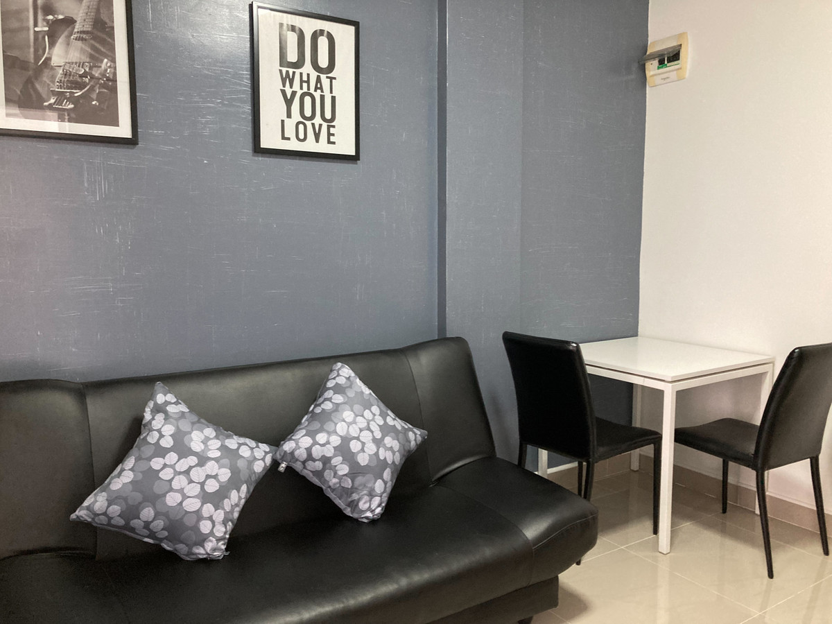 ให้เช่าคอนโดปทุมธานี รังสิต ธรรมศาสตร์ : ให้เช่าคอนโด เดอะคิทท์ คลองหลวง เฟอร์ครบ  มีเครื่องซักผ้า  