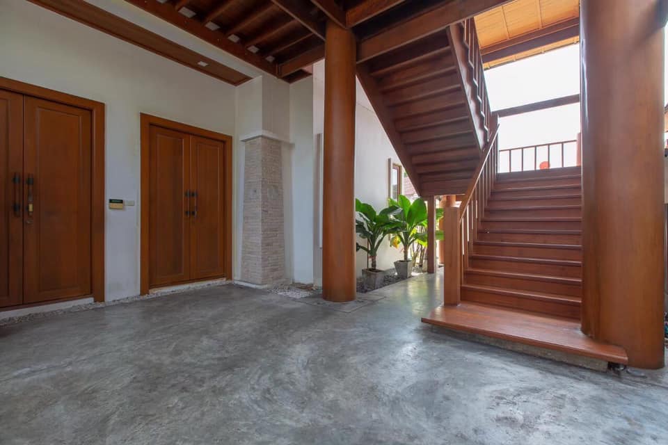 ขายบ้านเกษตร นวมินทร์ ลาดปลาเค้า : บ้านเดี่ยวสไตล์รีสอร์ท ไม้สัก+ปูน เนื้อที่ 386 ตรว. เรือนชั้นเดียว 2เรือน เรือน 2ชั้น 2เรือน, กรุงเทพ