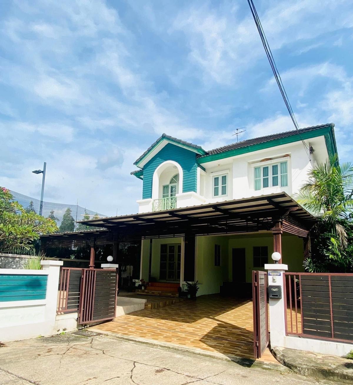 ขายบ้านมีนบุรี-ร่มเกล้า : ขายบ้านเดี่ยวสองชั้นต่ำกว่าราคาประเมิน ขนาด 79 ตร.วา ใกล้สนามบินสุวรรณภูมิ รถไฟฟ้า