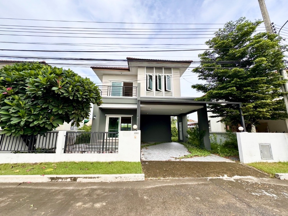 For SaleHouseMin Buri, Romklao : Single house Ratchaphruek Ramkhamhaeng-Suwinthawong, 59.5 sq wah, quiet, convenient travel, special price.