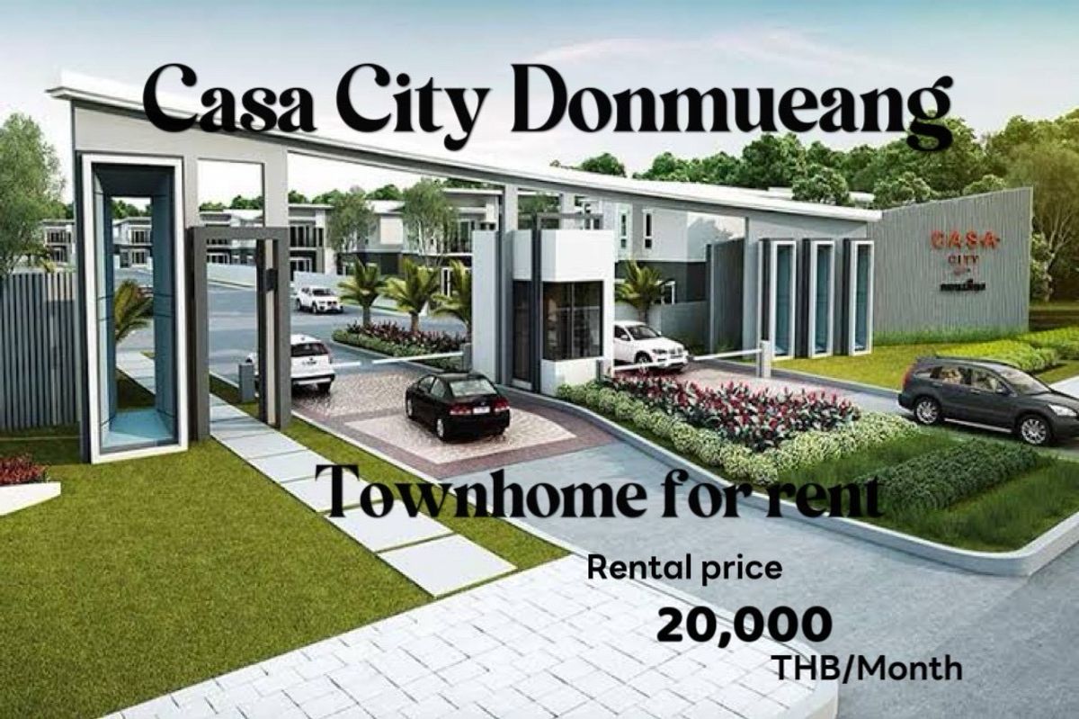 For RentHouseVipawadee, Don Mueang, Lak Si : Salila 🚩House for rent near Don Mueang Airport, near Rangsit University