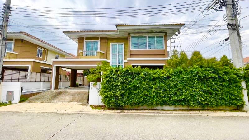 ขายบ้าน : ขายบ้าน 🏠  หลังมุม  แบบขนาดใหญ่สุด ต่อเติมห้อง ลงเข็มไมโครไพล์🎈 ดีไลท์ บางขุนเทียน