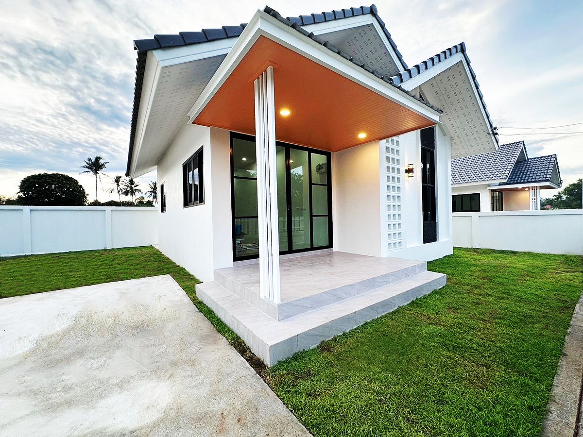 For SaleHouseHuahin, Prachuap Khiri Khan, Pran Buri : Single house, new project, Pranburi, Hua Hin, promotion starting at 1.49 million baht