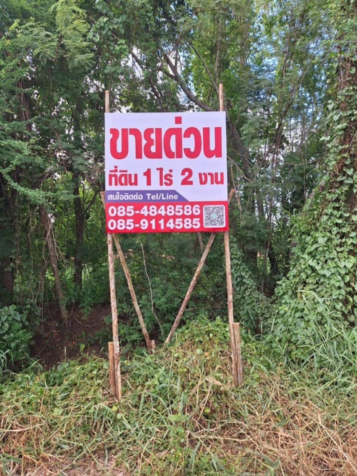 For SaleLandPathum Thani,Rangsit, Thammasat : ❤️Land for sale, Khlong 6, Soi Khlong Hok Tawan Ok 76 (Soi Sukjai), Khlong Hok Subdistrict, Khlong Luang District. Interested, Line Tel. 0859114585 ❤️❤️Pathum Thani Province ❤️Size 1 rai 2 ngan, width 126 meters, depth 18 meters, land faces south 🔥Price 2