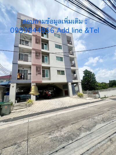 For SaleHotel&Apartment BusinessBang Sue, Wong Sawang, Tao Pun : 5-story apartment for sale with land to expand business, Ratchada-Prachachuen With full tenants Near Kasemrad Prachachuen Hospital, just 5 minutes walk.