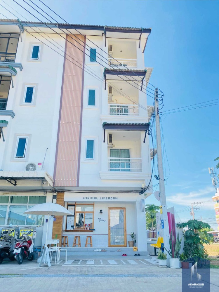 ขายอาคารพาณิชย์พิษณุโลก : ขายหอพัก ชั้นล่างทำเป็นคาเฟ่ ใกล้ม.นเรศวรประตู5 จ.พิษณุโลก