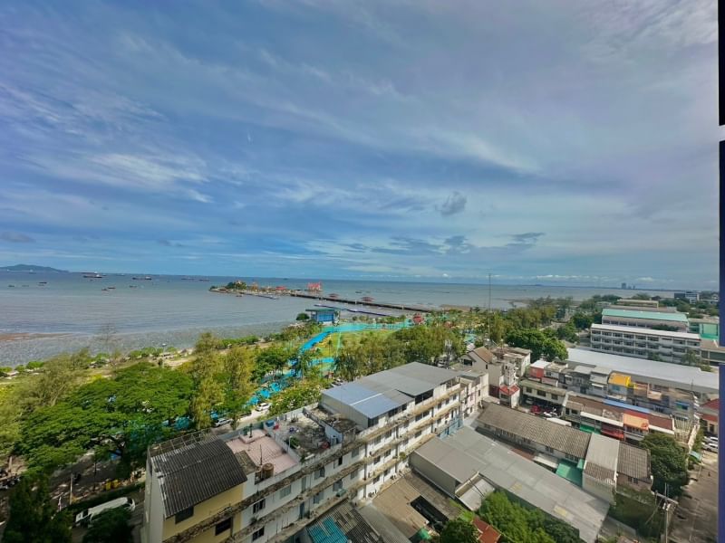 ขายคอนโดศรีราชา แหลมฉบัง บ้านบึง : ขายด่วน! คอนโดศรีราชา ห้องเปล่า วิวทะเล ทำเลดี ใจกลางศรีราชา