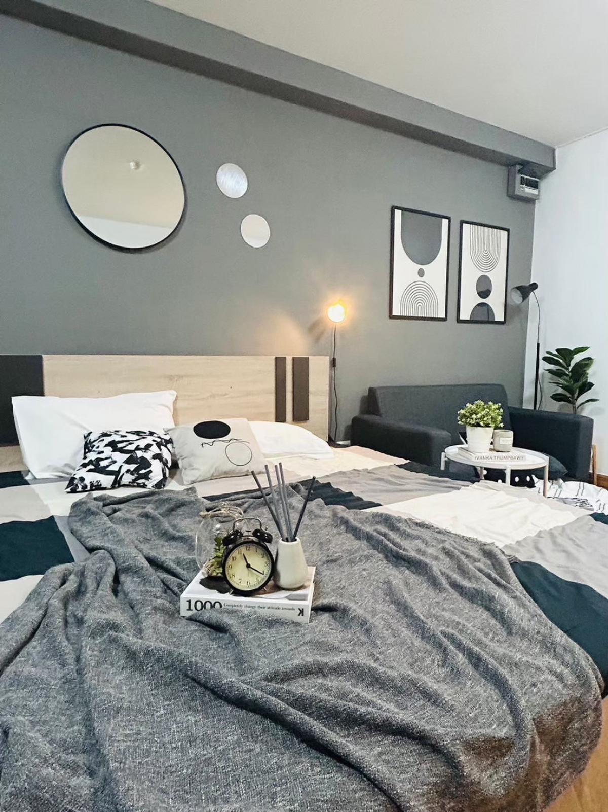 ให้เช่าคอนโดรัชดา ห้วยขวาง : [ให้เช่า] คอนโดห้องสวย✨️ เครื่องใช้ไฟฟ้าครบ🎉