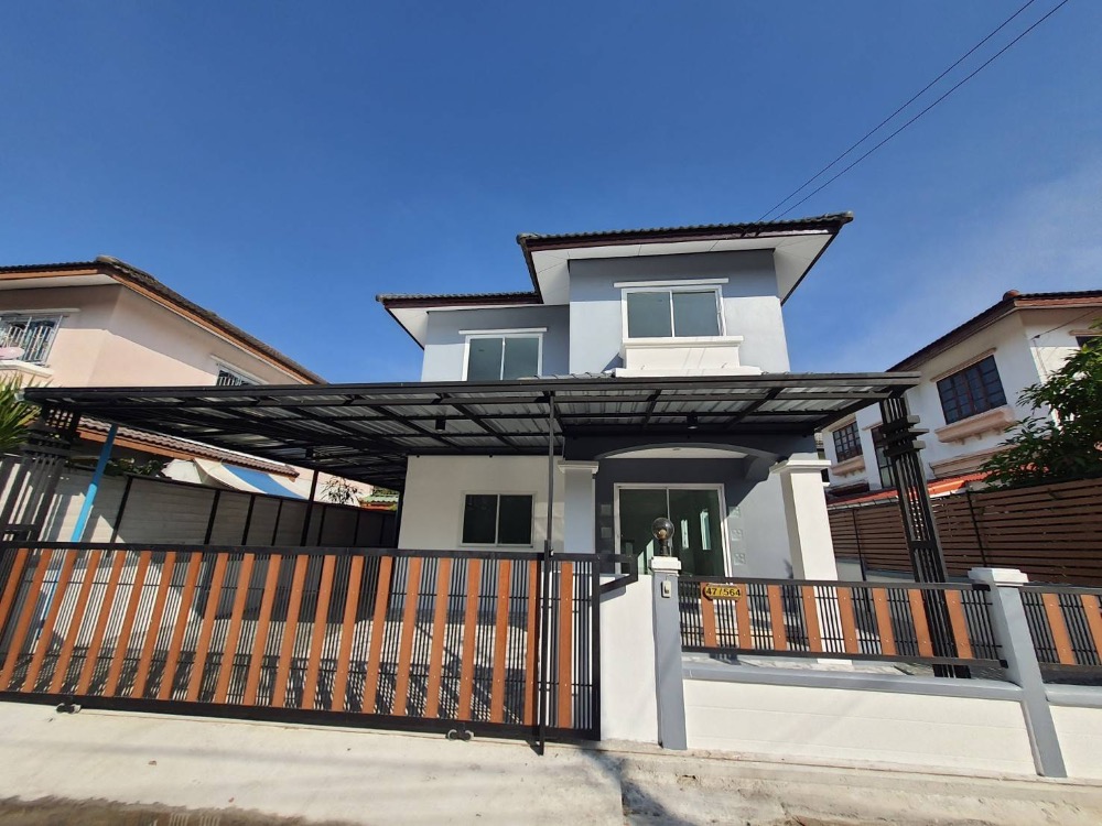 For SaleHouseMin Buri, Romklao : S2517 Single house for sale KC Nimitmai 40, newly renovated, ready to move in.